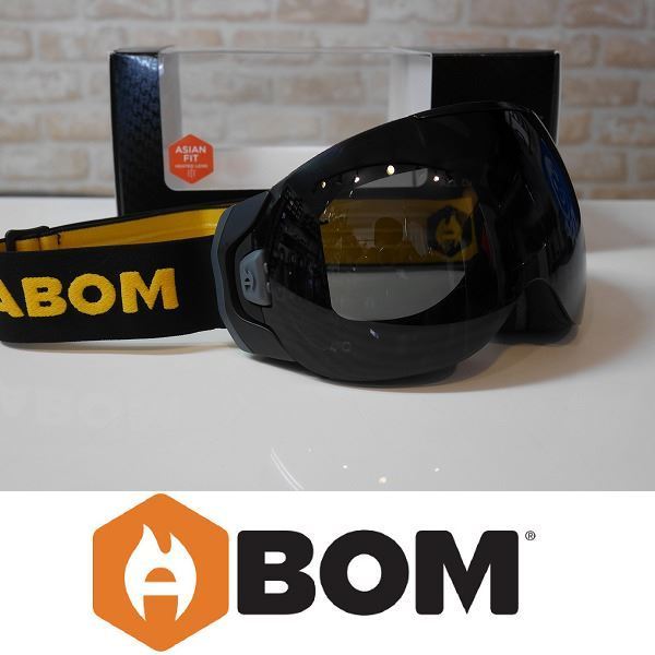 新品，大得価 21 ABOM ONE - ECLIPSE BLACK 正規品 ゴーグル ジャパンフィット(ゴーグル)｜売買されたオークション情報、yahooの商品情報をアーカイブ公開 - オークファン ゴーグル
