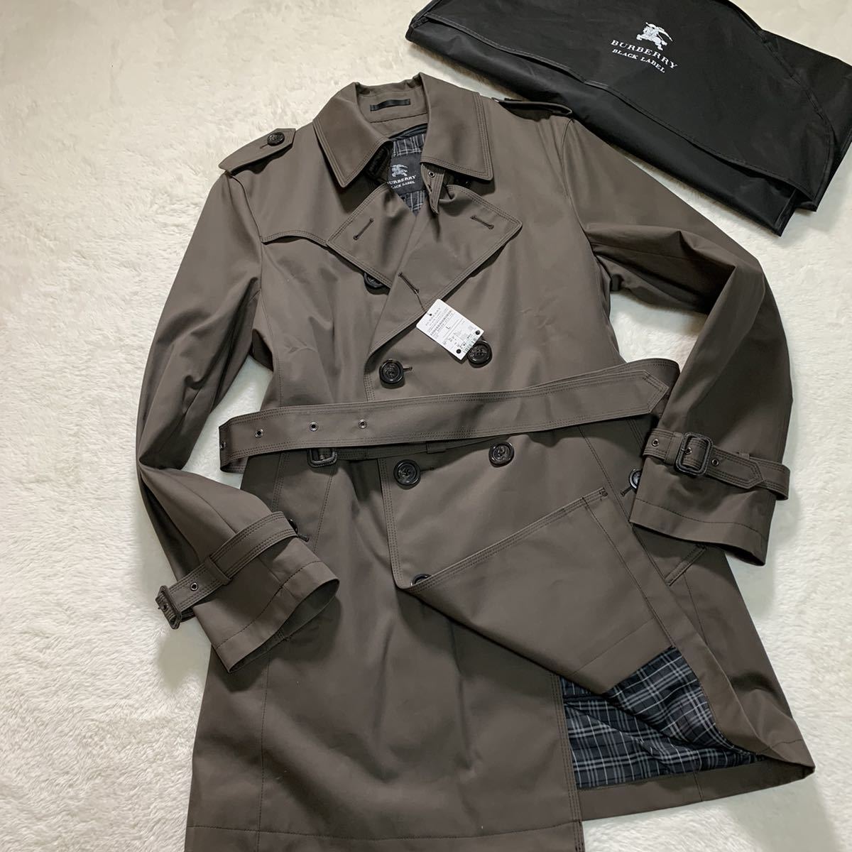 トレンチコート ノバチェック バーバリーブラックレーベル BURBERRY