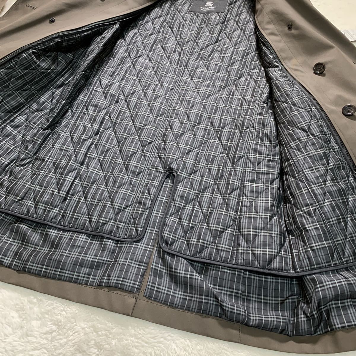 トレンチコート ノバチェック バーバリーブラックレーベル BURBERRY