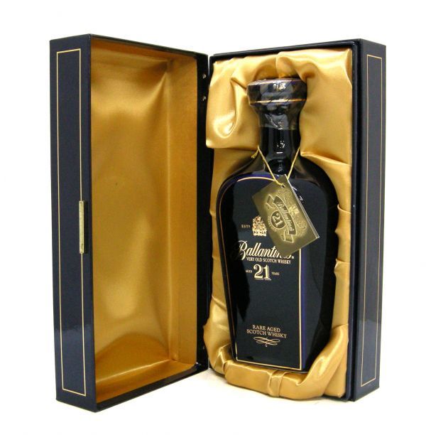 1000円スタート 酒 Ballantine's 21年 バランタイン 陶器ボトル 700ml 43% 1480g 未開栓 箱付 R831 バランタイン 21年 ウイスキー 古酒1000円スタートBallantine's 未開栓 高級酒