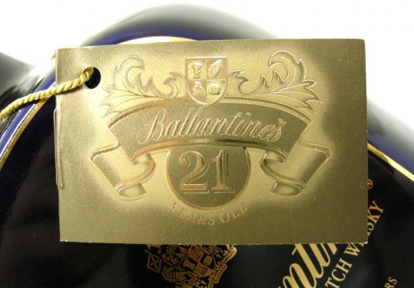 1000円スタート 酒 Ballantine's 21年 バランタイン 陶器ボトル 700ml 43% 1480g 未開栓 箱付 R831 バランタイン 21年 ウイスキー 古酒1000円スタートBallantine's 未開栓 高級酒