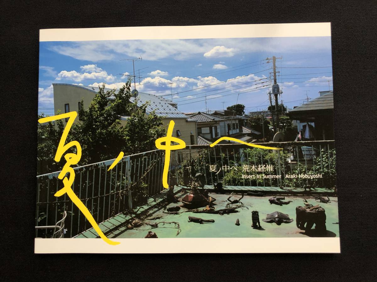 レア 荒木経惟 直筆サイン入写真集 夏ノ中へ 初版 限定700部 