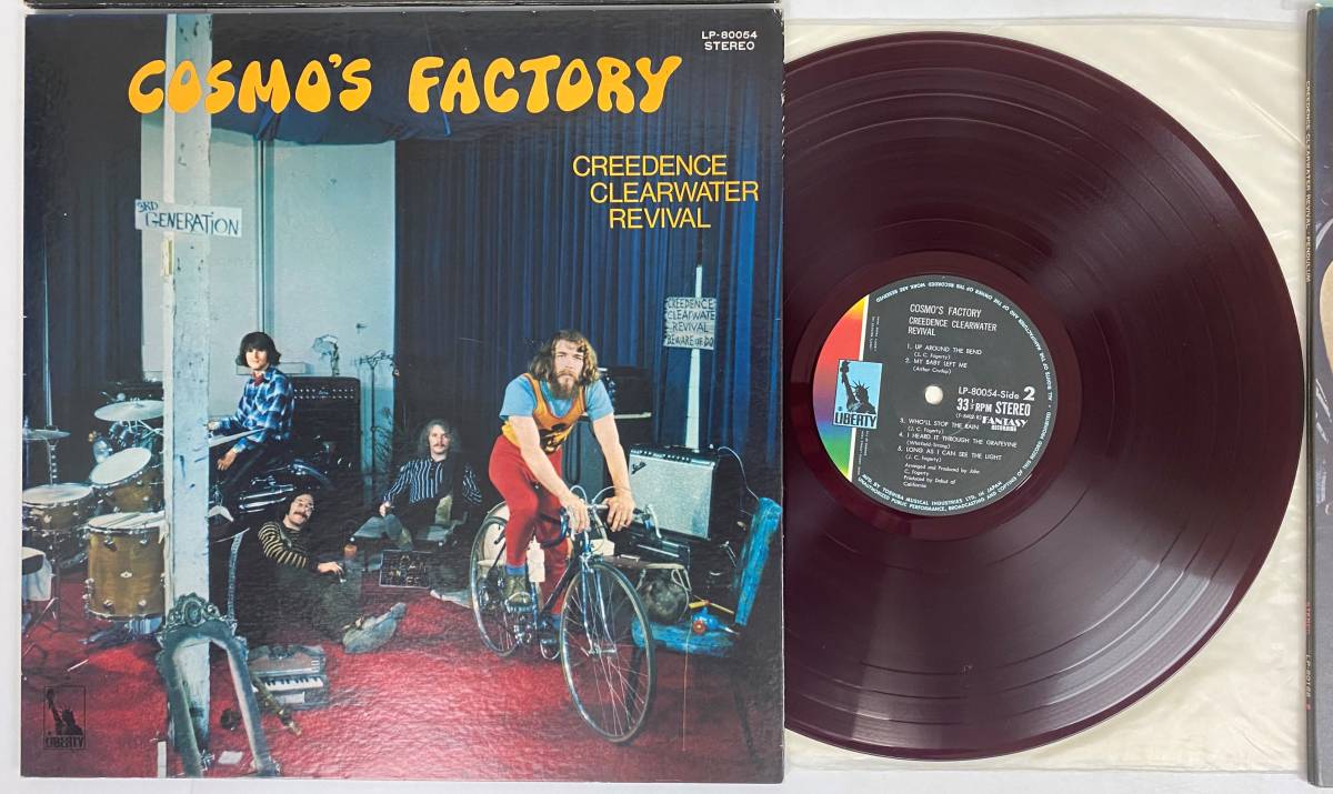 AZ-249 LP 名盤 レコード CCR 4枚 クリーデンス クリアウォーター 