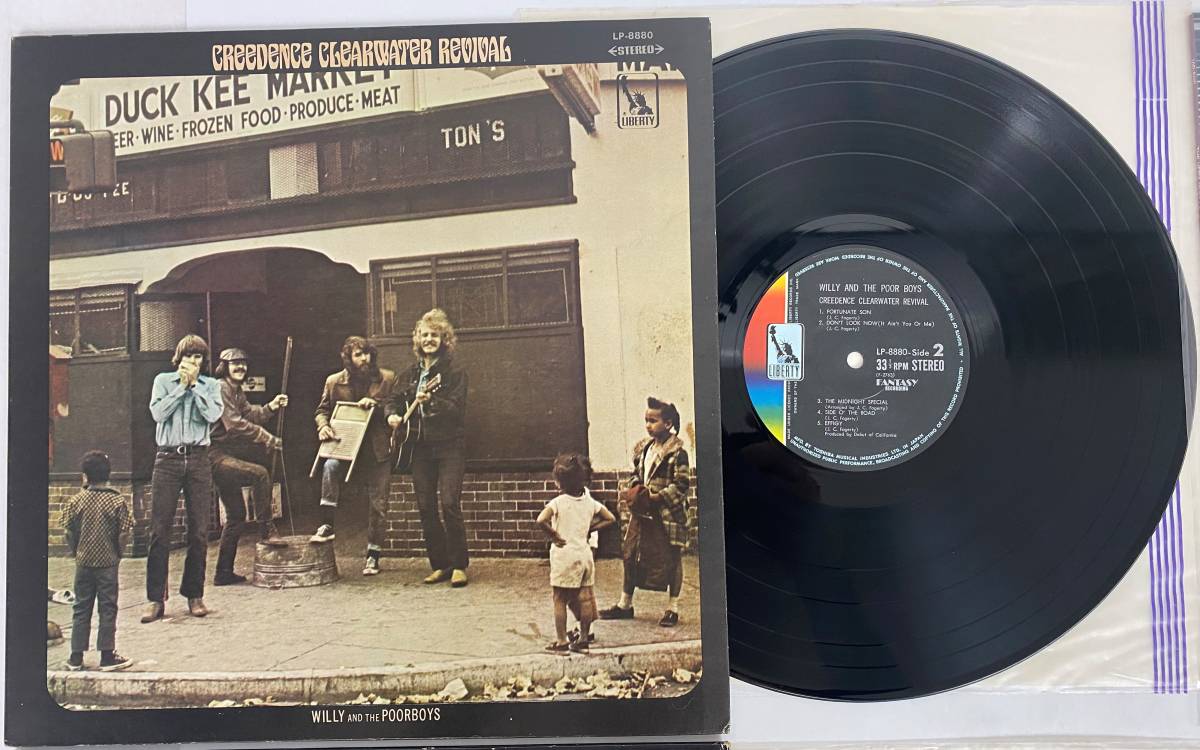 AZ-249 LP 名盤 レコード CCR 4枚 クリーデンス クリアウォーター 