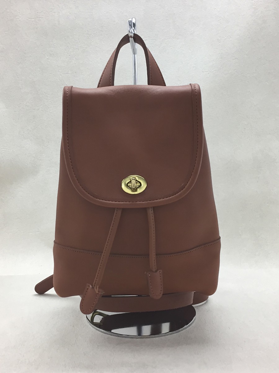COACH コーチ ブラウン 中古・古着通販COACH (コーチ) レザーリュック