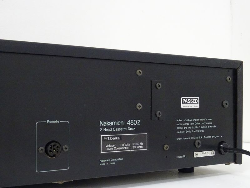 Nakamichi | スーパーカセッターズ 480◇カセットデッキの紹介 Yahoo
