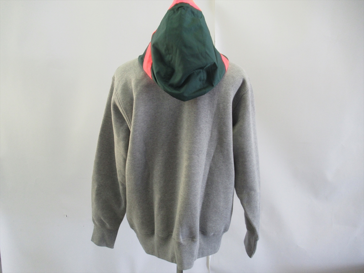 kolor BEACON 19aw 19WBM-T03232 MIX COTTON POLIESTER HOODY 切替  