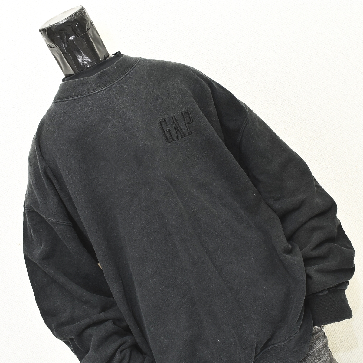 ☆90s ヴィンテージ! オールド ギャップ GAP 胸ロゴ クルーネック 