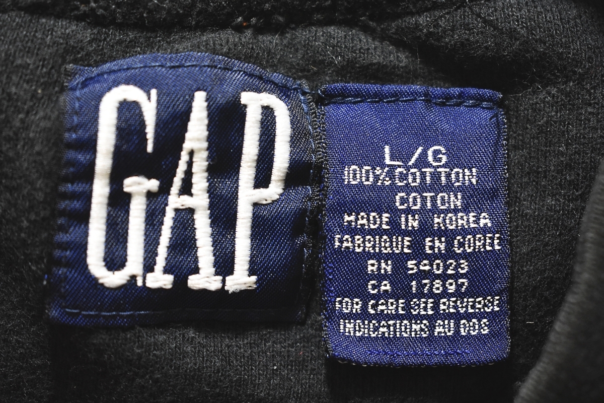 ☆90s ヴィンテージ! オールド ギャップ GAP 胸ロゴ クルーネック 