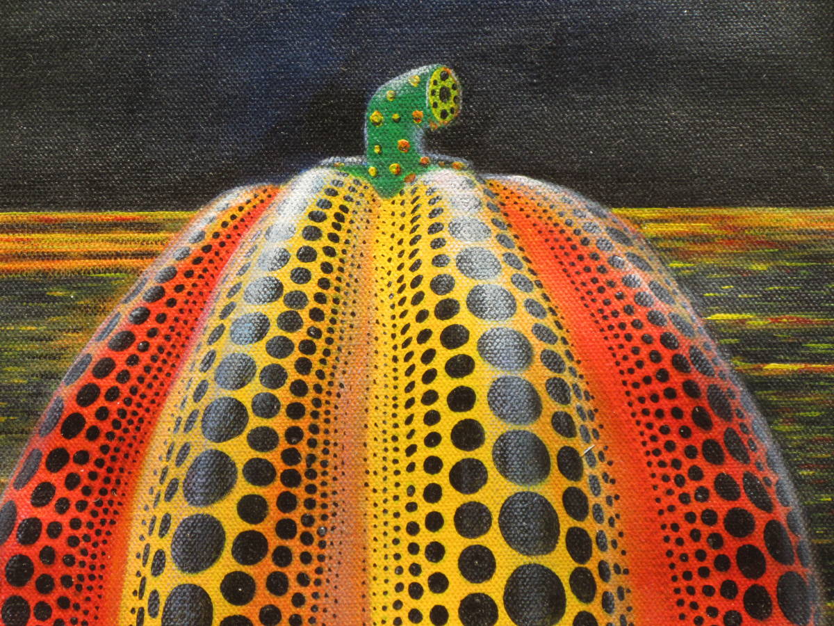 草間彌生　作品名　帽子　肉筆　サイン有　油彩　油絵　絵画　コレクション　額縁 プライベートセールからご紹介、草間彌生《帽子》 | 世界のアート作品