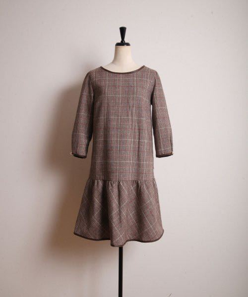 Tocco Closetトッコ クローゼット 袖口パール付き後ろリボン チェック柄ワンピース ブラウンminose Mサイズ 売買されたオークション情報 Yahooの商品情報をアーカイブ公開 オークファン Aucfan Com