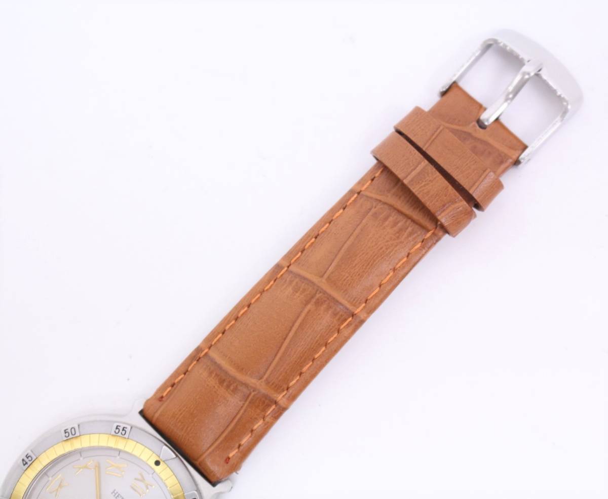 Y4029◇中古品◇エルメス キャプテンニモ メンズ 革ベルト コンビ
