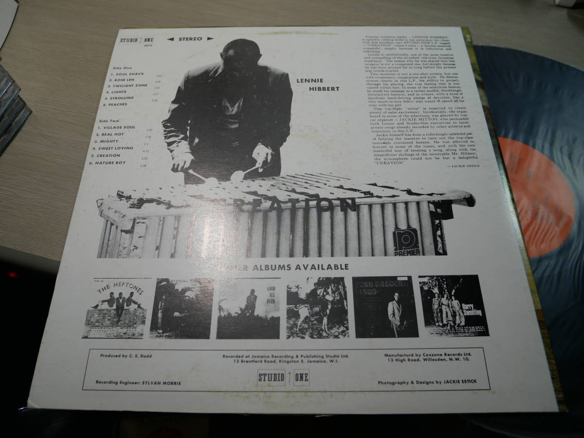Lennie Hibbert - | Creation ⁄ – One Soul Studio LPCreation 中古 