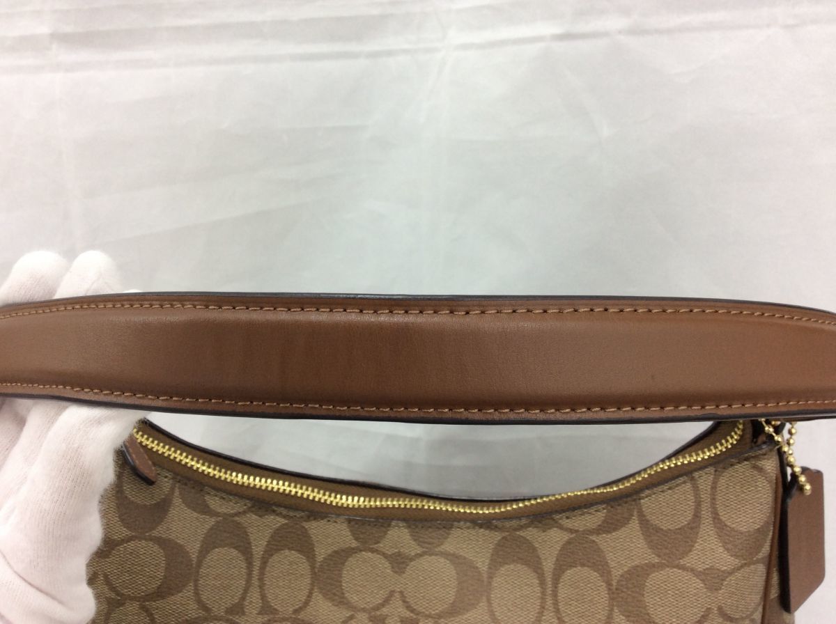 極美品 COACH ワンショルダーバッグ シグネチャー ロゴ金具 29209 極美