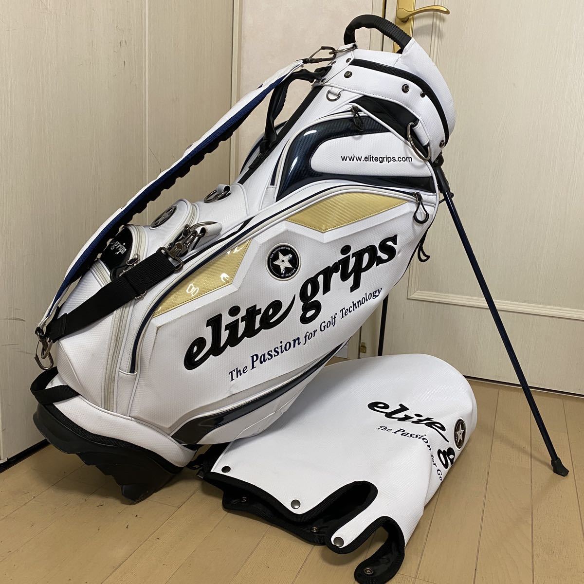 エリートグリップ grips キャディバッグ 希少elite 限定100本 ゴルフ 