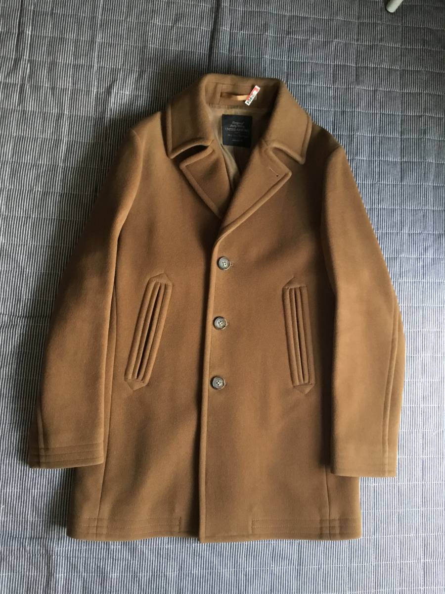 United Arrows Tokyo ユナイテッドアローズ ウールコート Pコート キャメル M クリーニング済 Mサイズ 売買されたオークション情報 Yahooの商品情報をアーカイブ公開 オークファン Aucfan Com
