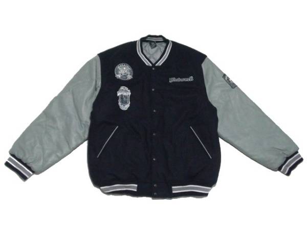 MAKAVELI マカベリ 袖革スタジャン XXXL☆2PAC HIPHOP B系 I162(XL 