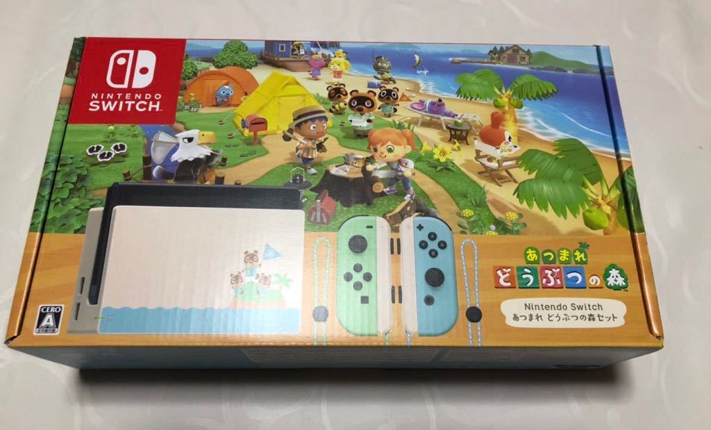本体のみ (箱、付属品なし)2020年10月購入 Nintendo switch あつまれ