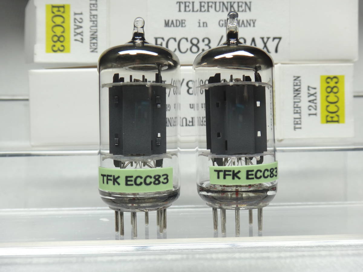 ECC83/12AX7 TELEFUNKEN/テレフンケン マークあり 2本セット F 583