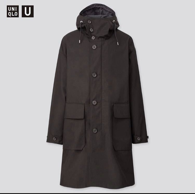  ユニクロU フーデッドコート ／ クリストフ ルメール ／ モッズコート ／Sサイズ 黒 定価14900円(コート)｜売買されたオークション情報、yahooの商品情報をアーカイブ公開 - オークファン 男性用