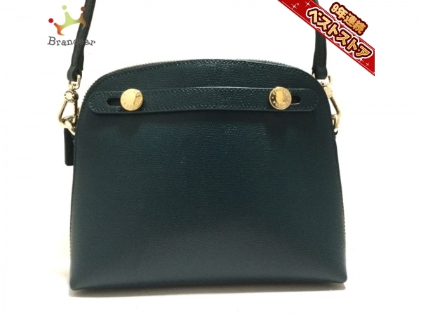 フルラ FURLA ショルダーバッグ - レザー ダークグリーン バッグ FURLA 