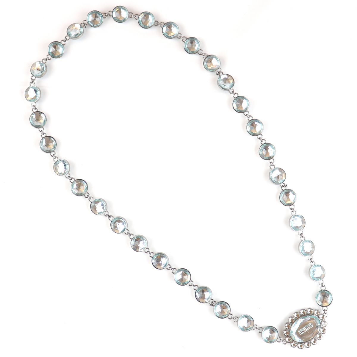 MIU ネックレス ミュウミュウ ミュウ メタル ロゴ MIUMIU MiuMiu