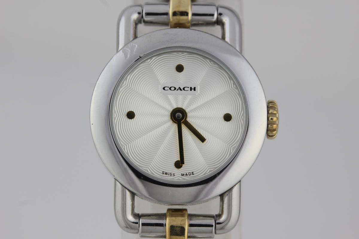 新品，品質保証 COACH コーチ レディース腕時計 チェーンブレス(コーチ)｜売買されたオークション情報、yahooの商品情報をアーカイブ公開 - オークファン コーチ