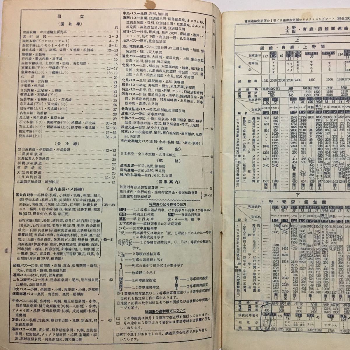 1964時刻表で旅鉄！北海道周遊指定番号4 網走国定公園へ | tabitetu-gate