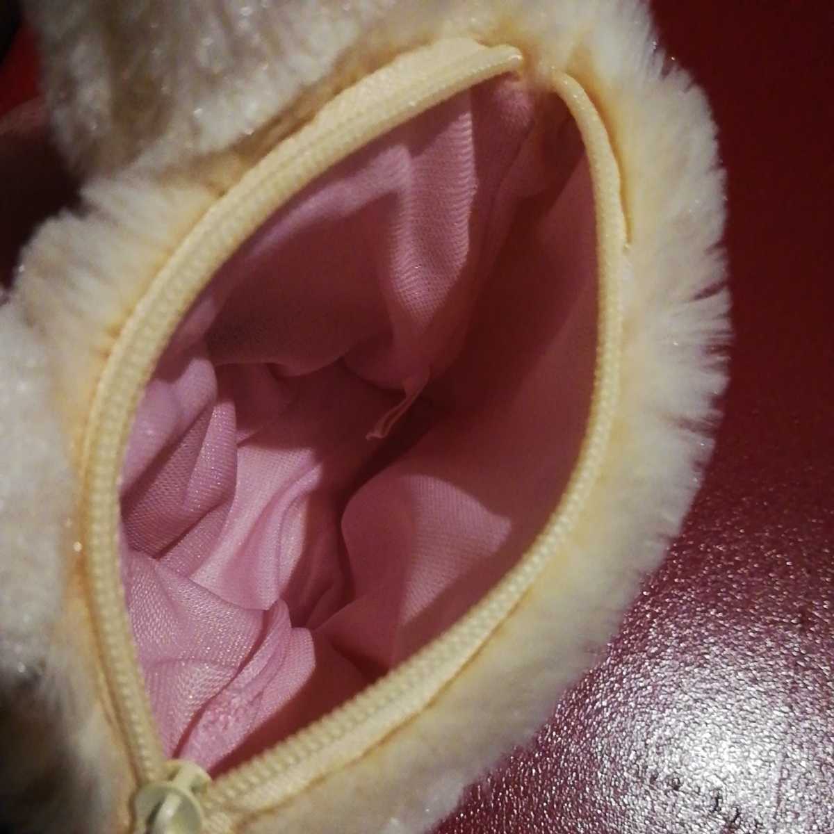 新品タグ付　リラックマ　もこもこポーチ　小物入れ_3