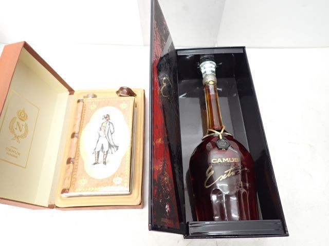 未開栓・古酒】 CAMUS NAPOLEON BOOK 700ml 40% + EXTRA 750ml 40