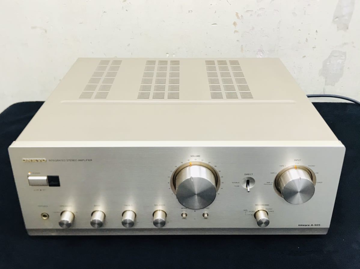 ONKYO オンキョー プリメインアンプ Integra A-925 リモコン無し 動作