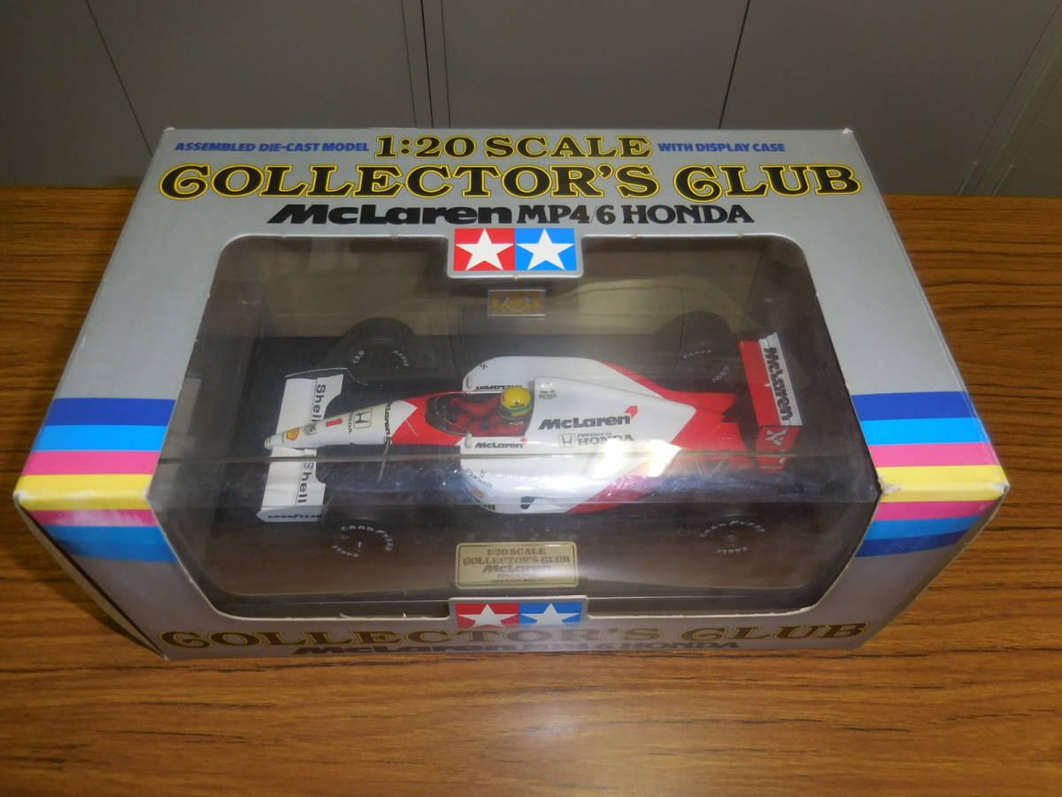 タミヤ 1&frasl;12 0 MP4&frasl;6 完成品 マクラーレン アイルトン・セナ プラモデル プラモデルタミヤ A.セナ mp4 プラモデル完成品 McLaren TAMIYA マクラーレンMP4&frasl;6ホンダ 1:20フィギュア付き
