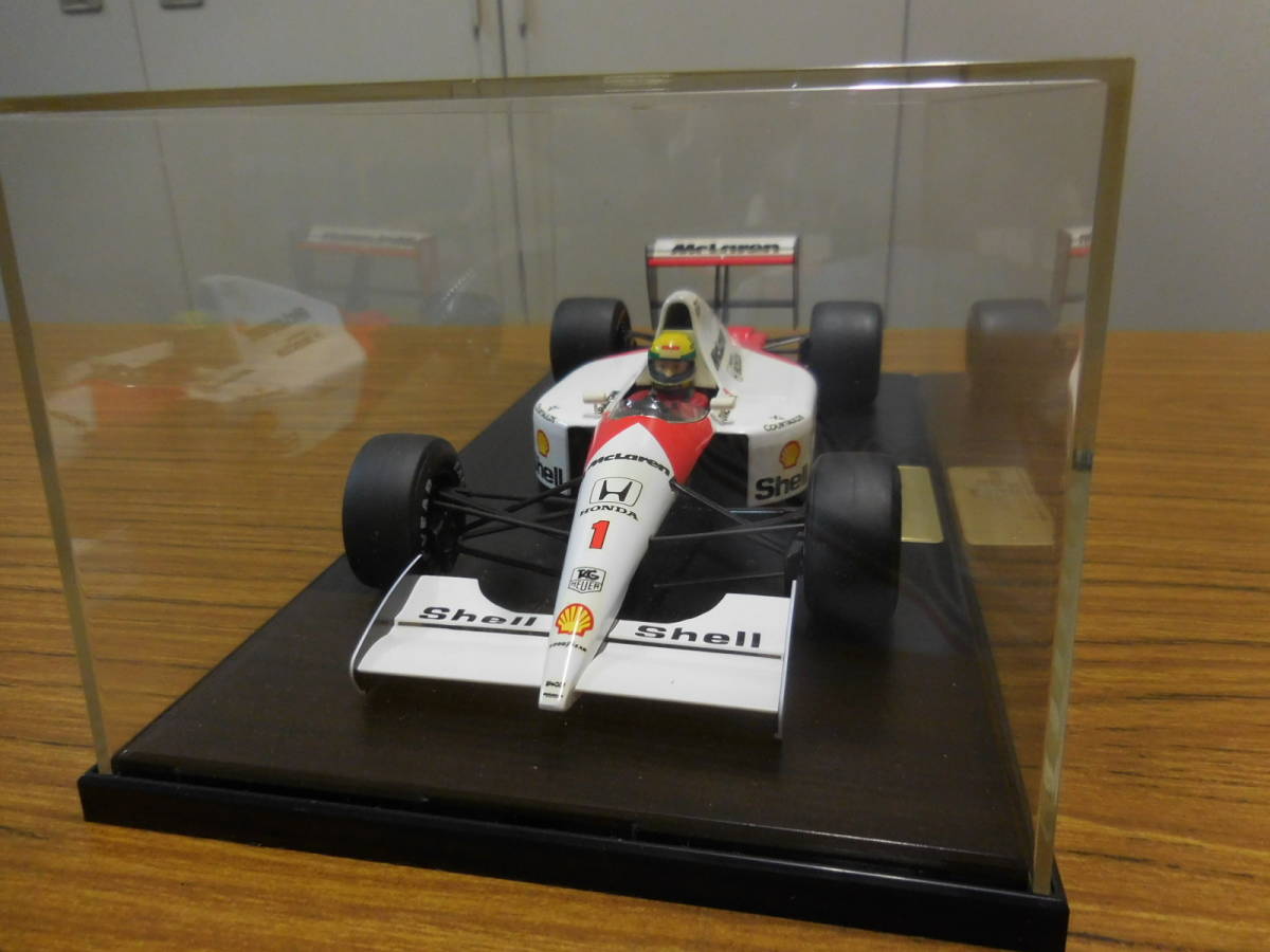 タミヤ 1&frasl;12 0 MP4&frasl;6 完成品 マクラーレン アイルトン・セナ プラモデル プラモデルタミヤ A.セナ mp4 プラモデル完成品 McLaren TAMIYA マクラーレンMP4&frasl;6ホンダ 1:20フィギュア付き