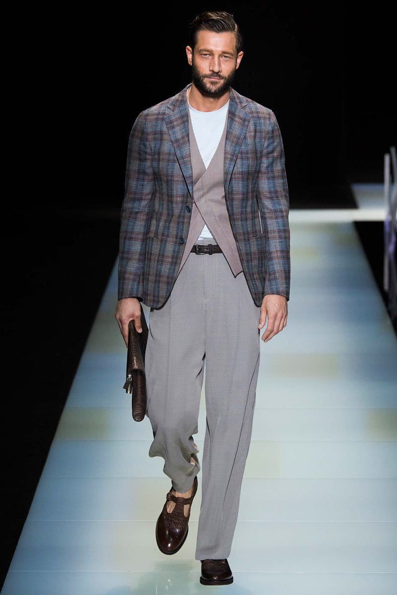 GIORGIO ARMANI Tokyo アルマーニ チェック柄 シルク リネン シルクと 