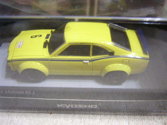 1/43 京商 マツダサバンナRX-3テストカー サバンナ 京商 RX-3 . テスト