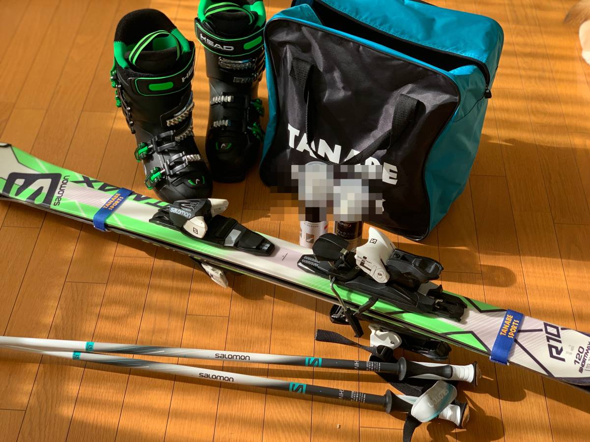 人気定番，品質保証 サロモン SALOMON ショートスキー120 HEADブーツ25-25.5cm サロモン110cmストック(板、ブーツセット)｜売買されたオークション情報、yahooの商品情報をアーカイブ公開 - オークファン 板、ブーツセット