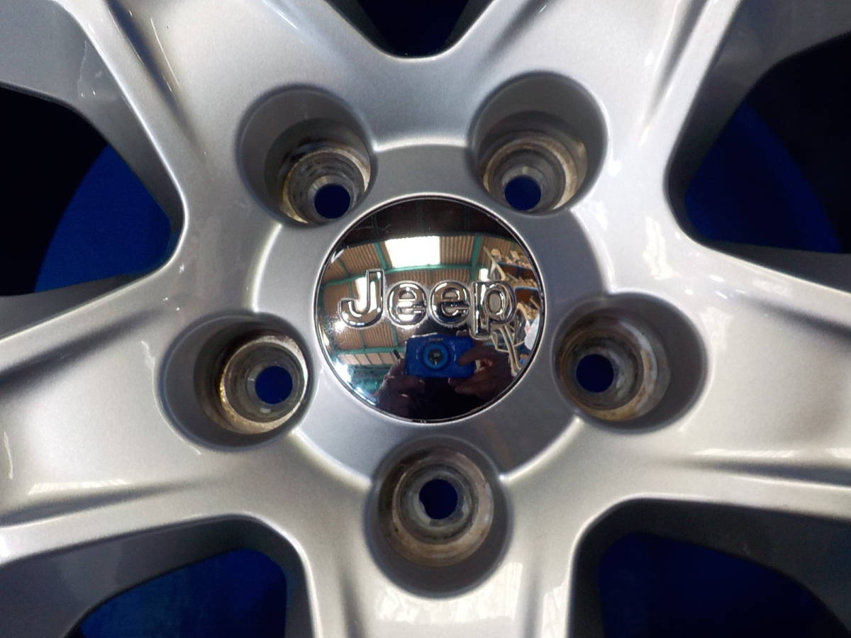 ガリ傷無し Jeep Renegade ジープ レネゲード Aba Bu14 純正 17インチ アルミホイール 1本 17 7j 40 Pcd110 5 穴 三l105 純正品 売買されたオークション情報 Yahooの商品情報をアーカイブ公開 オークファン Aucfan Com