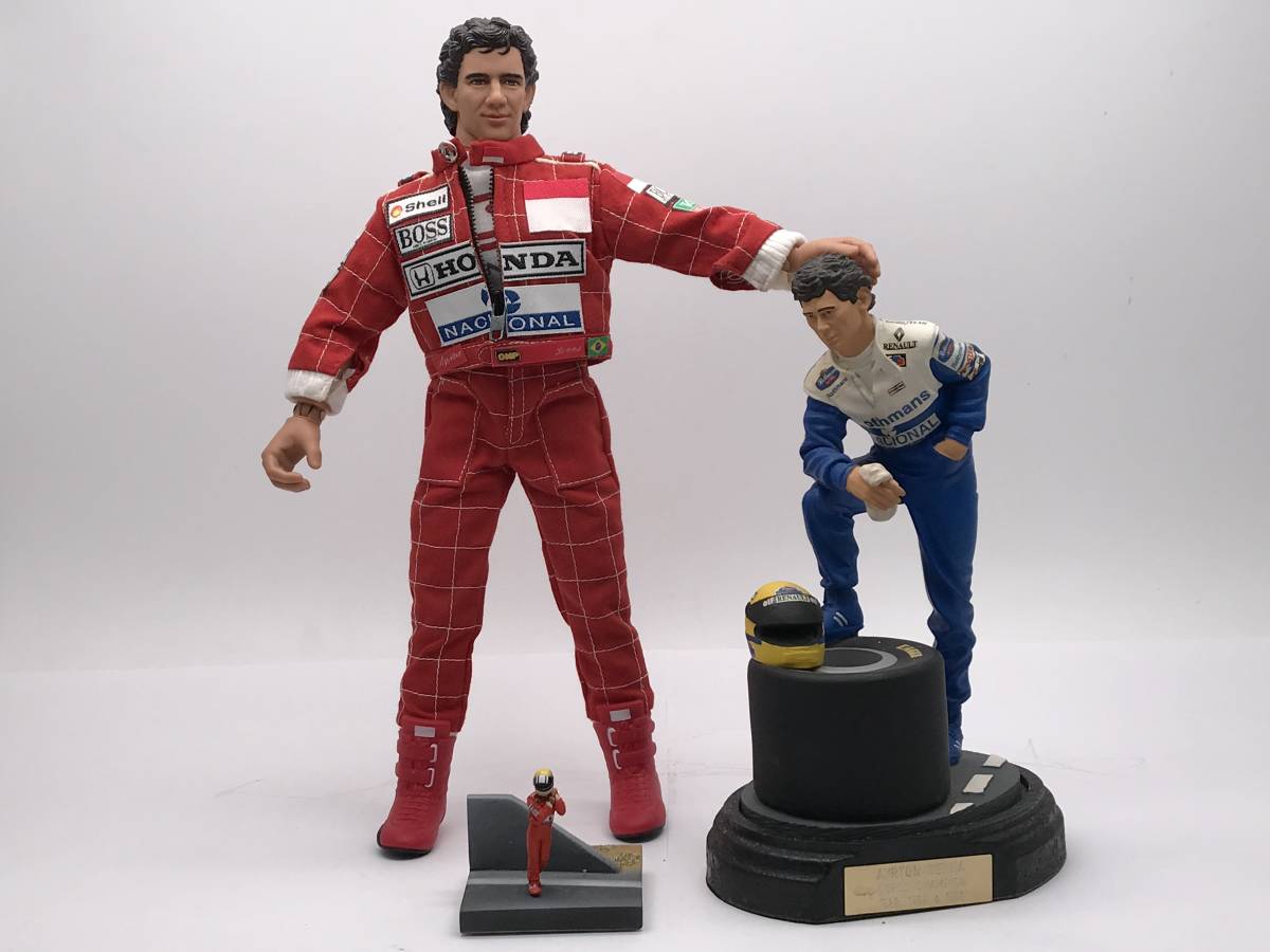 勇気の子・SENNA アイルトン・セナ 磁器製 フィギュア 1992年 鈴鹿 F1