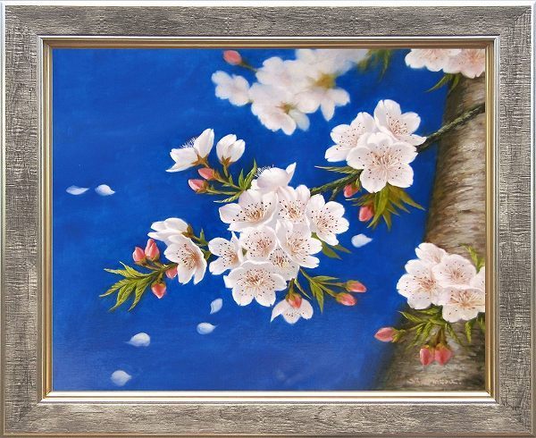 春の道 油彩画 満夫作(1941）F10サイズ 美術品・アンティーク・コレクション 春の道 油彩画 満夫作(1941）F10