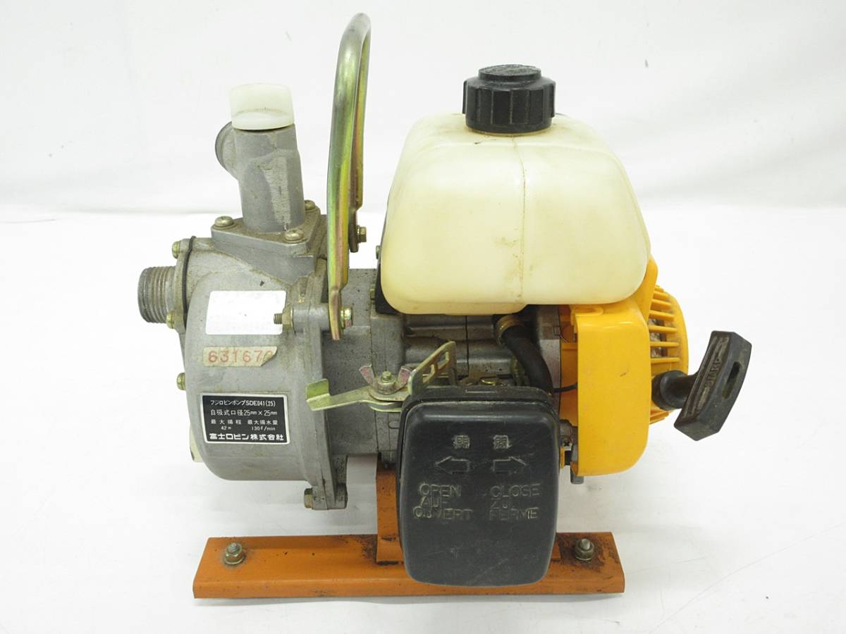 セール，定番人気 01 09-344427-16 S フジロビン エンジンポンプ SED041 ECO-4ER 電動工具 札09(ポンプ)｜売買されたオークション情報、yahooの商品情報をアーカイブ公開 - オークファン ポンプ
