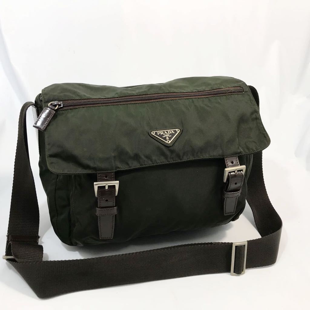 PRADA プラダ メッセンジャーバッグ ショルダーバッグ 美品 斜