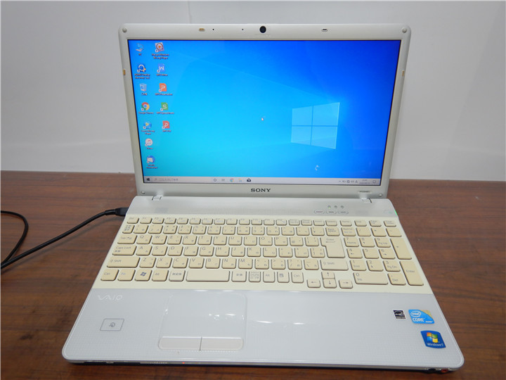 カメラ内蔵/中古/15型/ノートPC/Windows10/爆速SSD120GB/8GB/COREi3/リカバリー領域/SONY　VPCEB48FJ MSOfficeインストール代行サービス