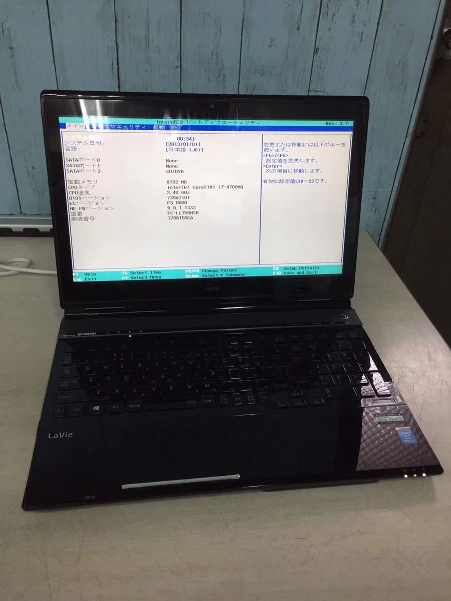 NEC Lavie LL750/B Core i5 M 450 2.4GHz/4G/500GB/Blu-ray/16インチ