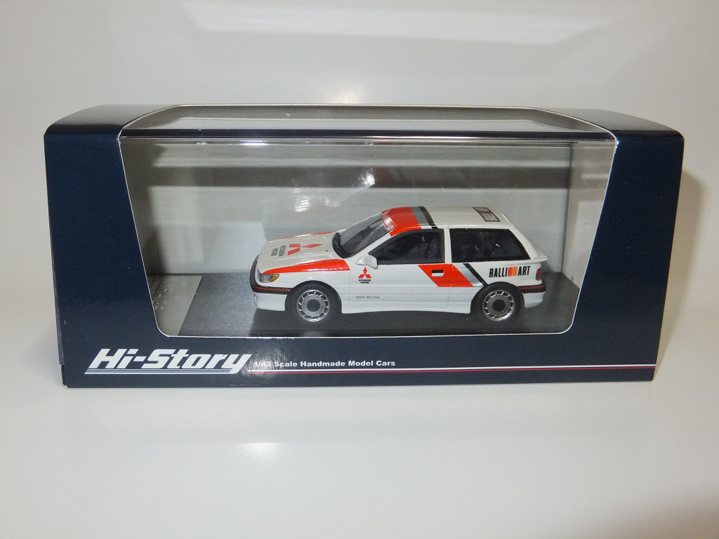 Hi Story 1/43 MITSUBISHI MIRAGE CYBORG DOHC 16V-T (1987) ワークス