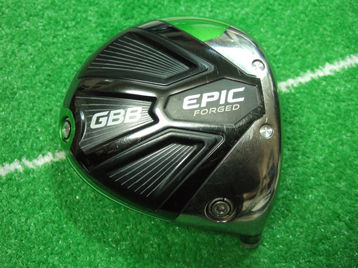 GBB EPIC FORGED キャロウェイ ドライバー Callaway フォージド 10.5° - メルカリ ヘッド エピックフォージド １ｗ エピック ヘッドのみ 10.5度