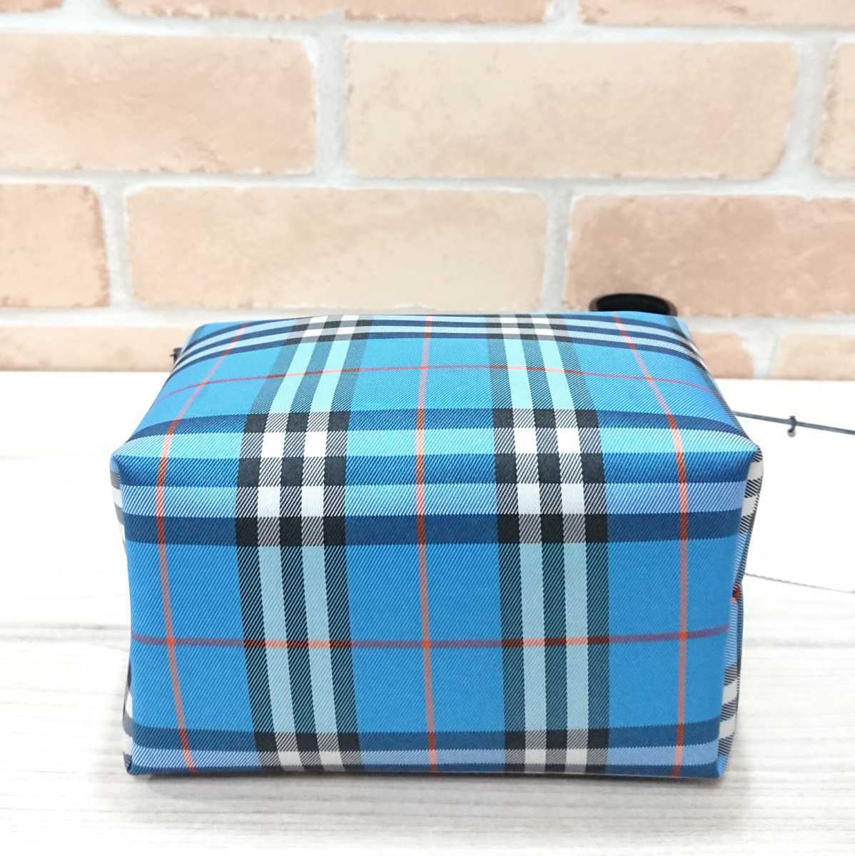 【美品】バーバリーロンドン アクセサリーポーチ ノバチェック キャンバス ☆極美品 イタリア製 バーバリー ロンドン BURBERRY LONDON 2WAY