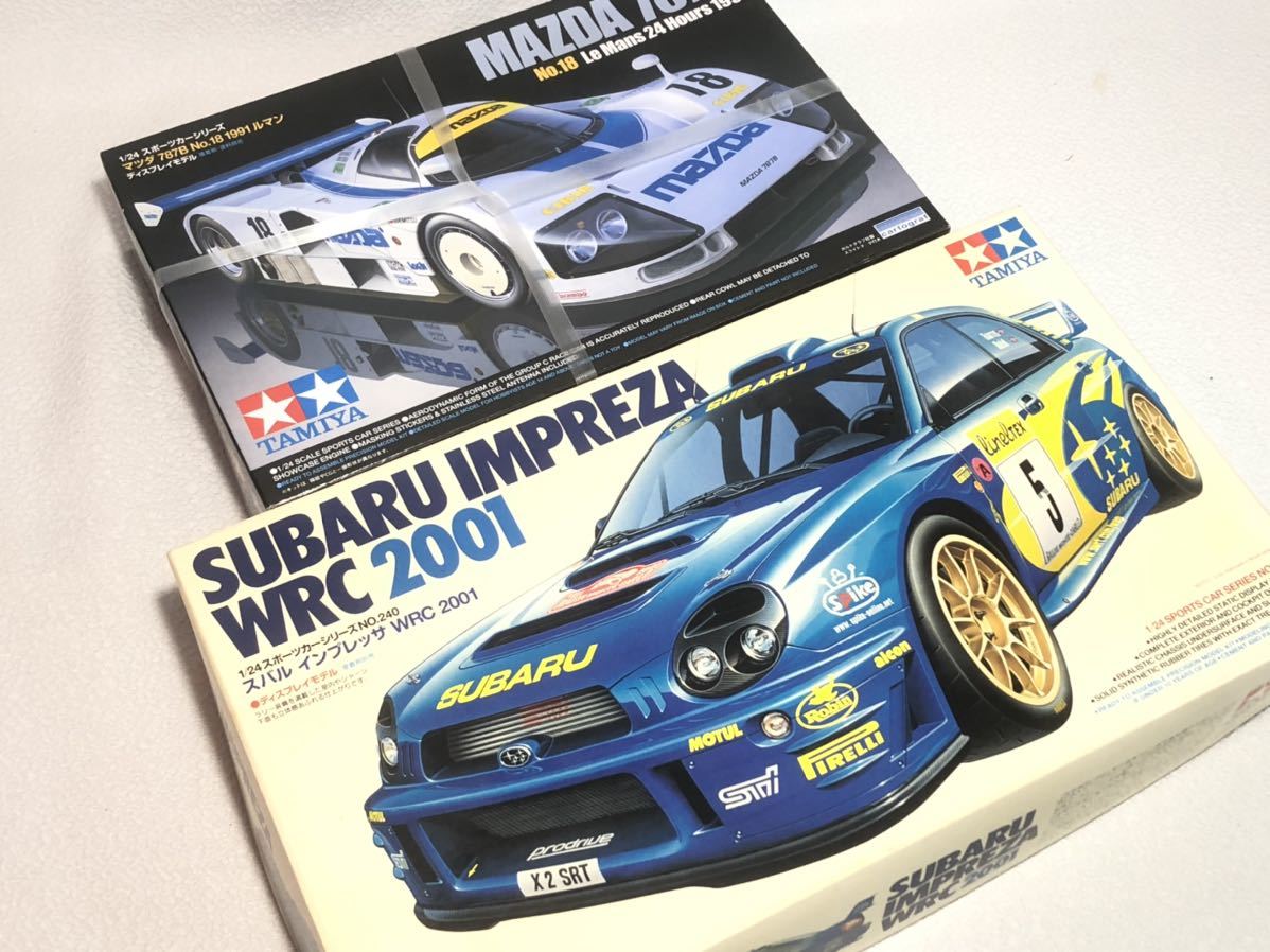 新品，新作 M174 タミヤ 1/24 マツダ 787B スバル インプレッサ スポーツカーシリーズ プラモデル 2点セット 未組立 保管品(ラリー)｜売買されたオークション情報、yahooの商品情報をアーカイブ公開 - オーク ラリー