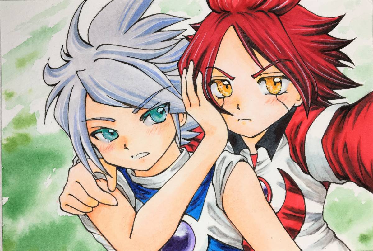 手描きイラスト ハガキサイズ イナズマイレブン ガゼル バーン 手描きイラスト 売買されたオークション情報 Yahooの商品情報をアーカイブ公開 オークファン Aucfan Com