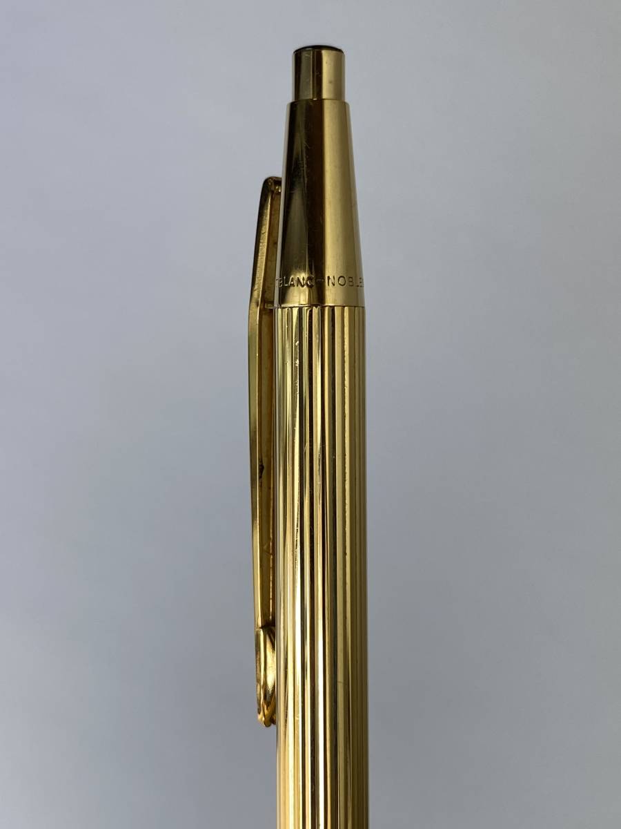 モンブラン　ボールペン　ノブレス　ゴールド　金色　クリップ式 ボールペン　良品_6