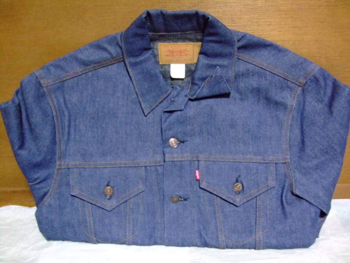 【お買い得，豊富な】 品 純正品 ビンテージ デッドストック LEVI'S サードモデル 70505 80's デニムジャケット(ジージャン)｜売買されたオークション情報、yahooの商品情報をアーカイブ公開 - オークファン 男性用